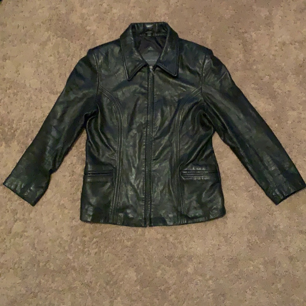 Relativity Black Leather Jacket - image 2